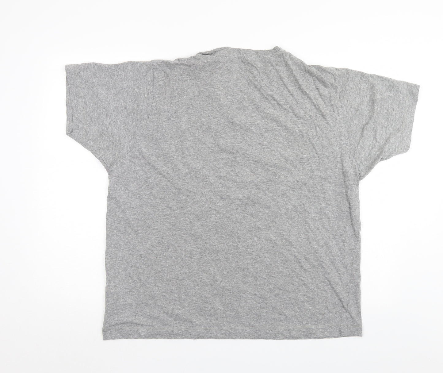 Dadmin Mens Grey    T-Shirt Size 2XL