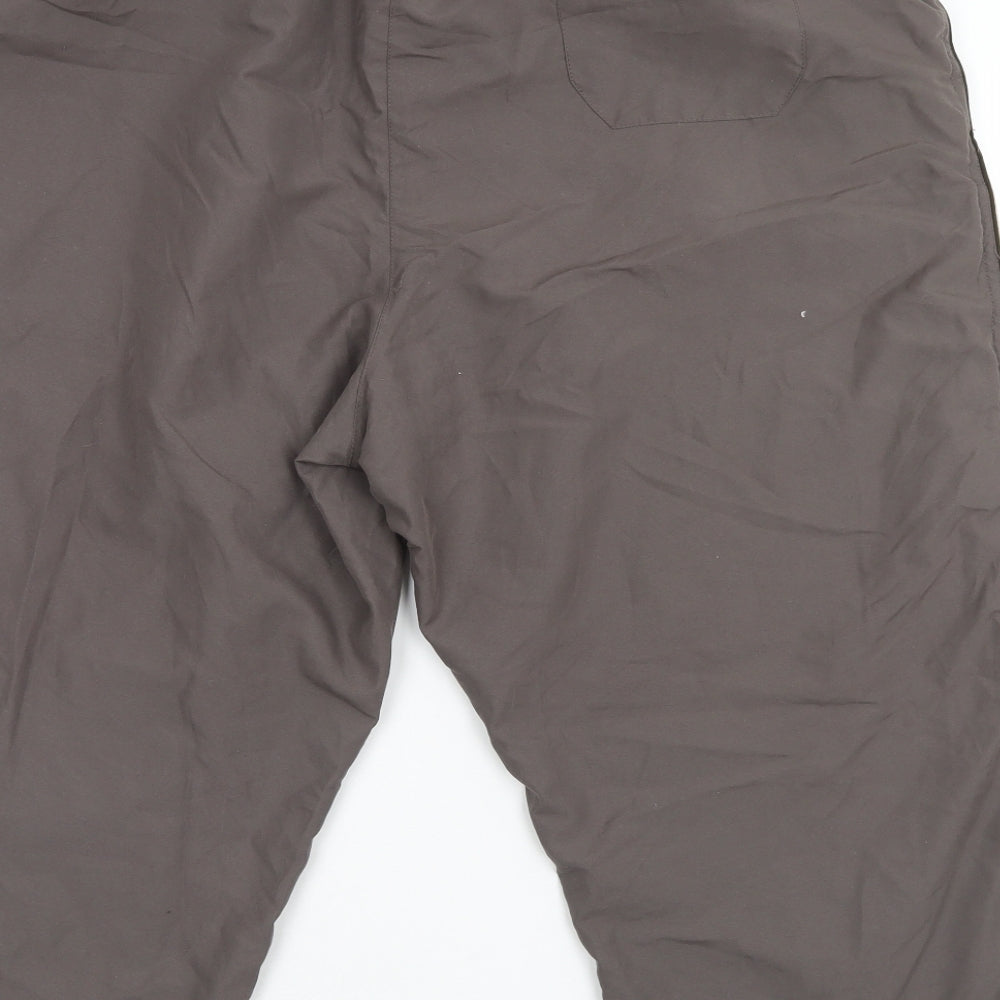 BM Womens Brown   Cropped Trousers Size 22 L20 in