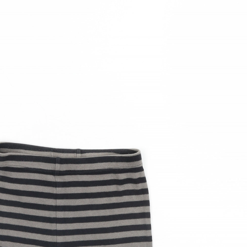 Kirkland Boys Black Striped  Sweat Shorts Size 7 Years