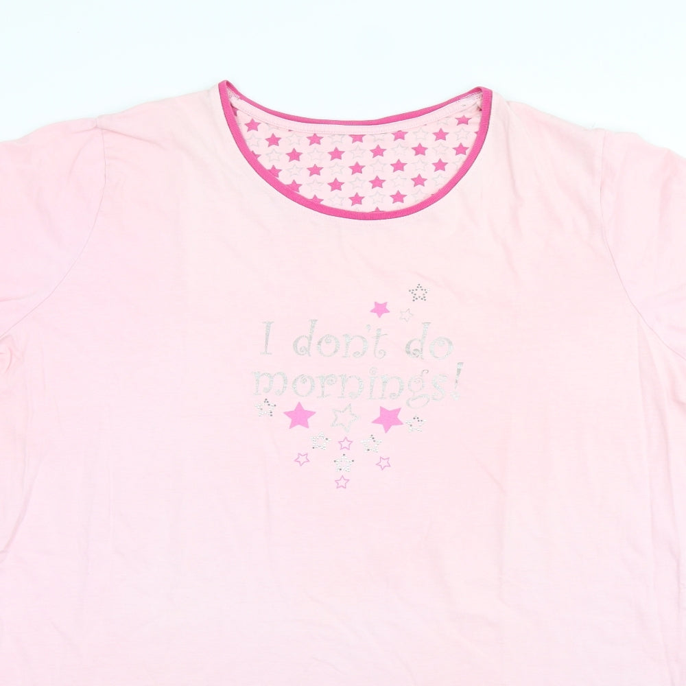 Marks and Spencer Womens Pink    Nightshirt Size 22