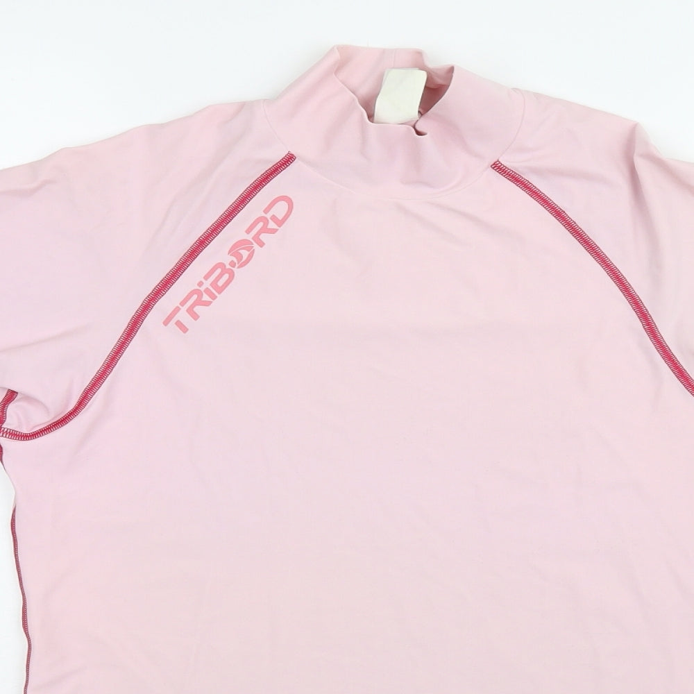 Decathlon Creation Womens Pink   Jersey T-Shirt Size L