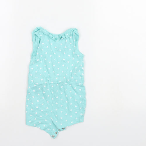 Made with love Girls Blue   Shorts One-Piece Size 9-12 Months