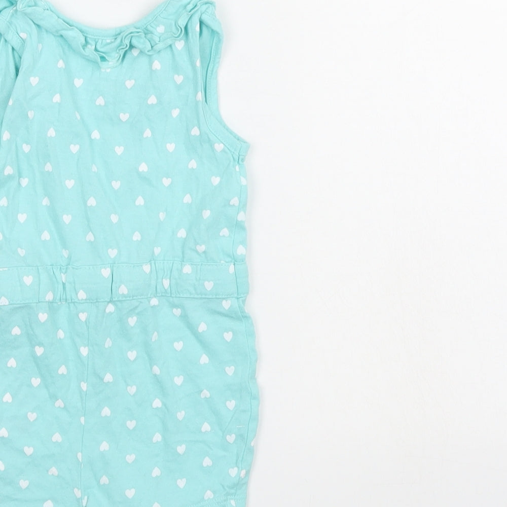 Made with love Girls Blue   Shorts One-Piece Size 9-12 Months