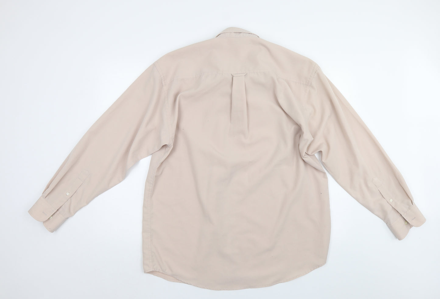 Playsport Mens Ivory    Dress Shirt Size 16.5