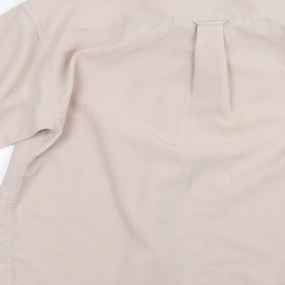 Playsport Mens Ivory    Dress Shirt Size 16.5