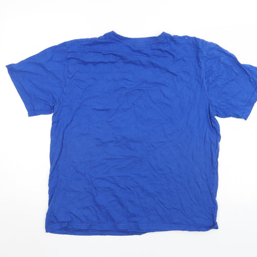 Superman Mens Blue    T-Shirt Size L