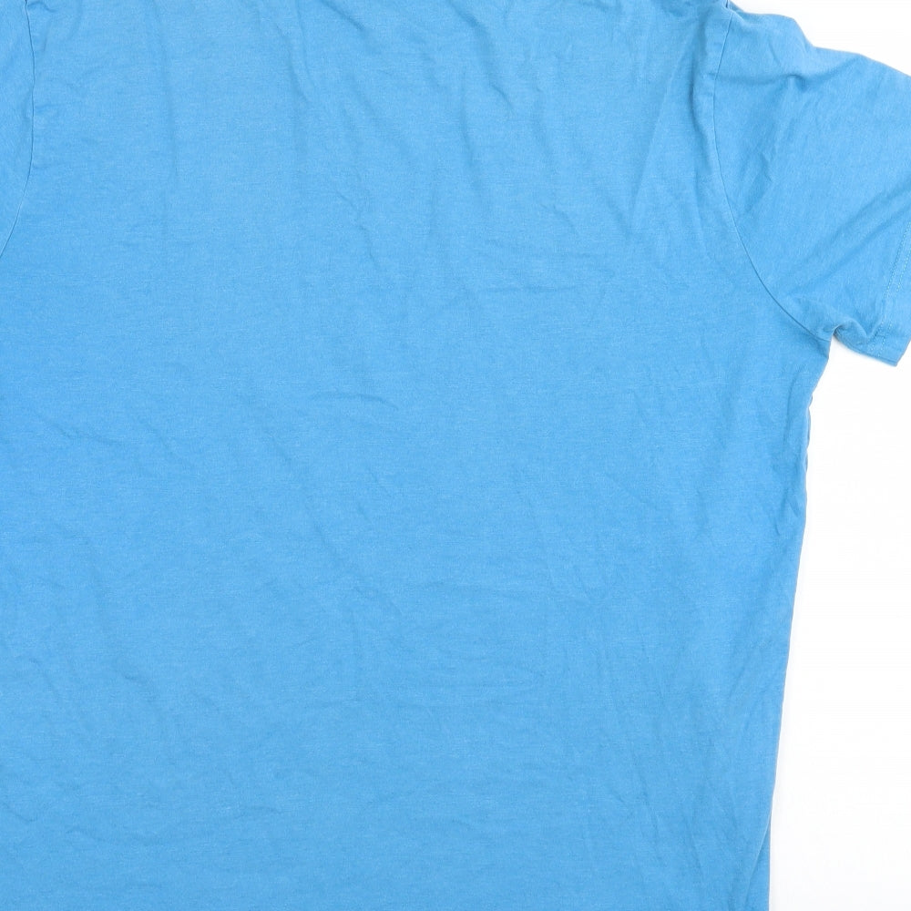 Wierd Fish Mens Blue    T-Shirt Size XL