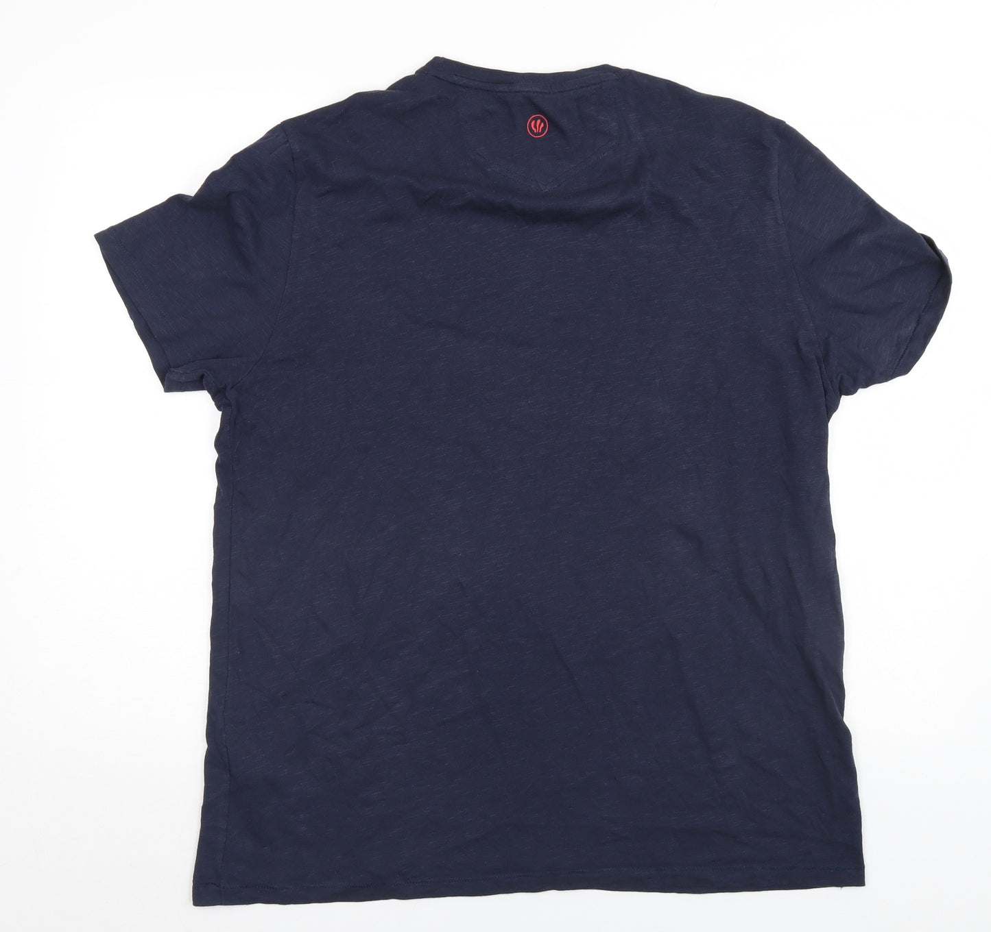 Fat Face Mens Blue    T-Shirt Size XL