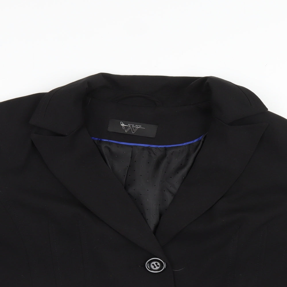 BHS Womens Black   Jacket Suit Jacket Size 16