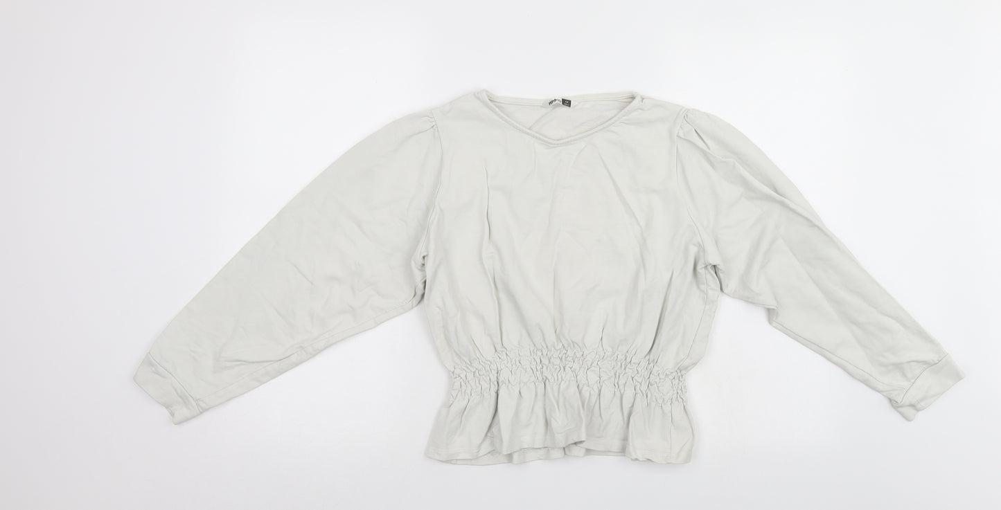 PEP & CO Womens White   Tunic Jumper Size 14