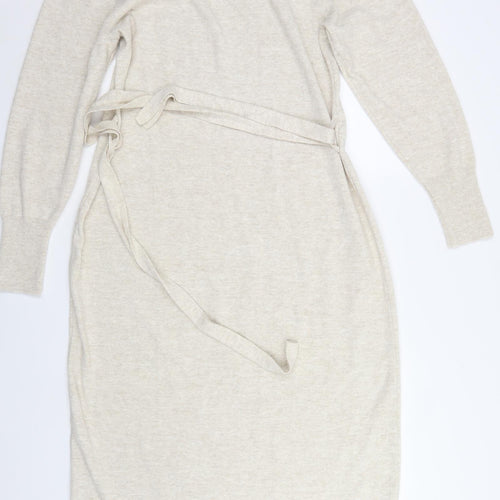Primark Womens Ivory   Jumper Dress  Size 16