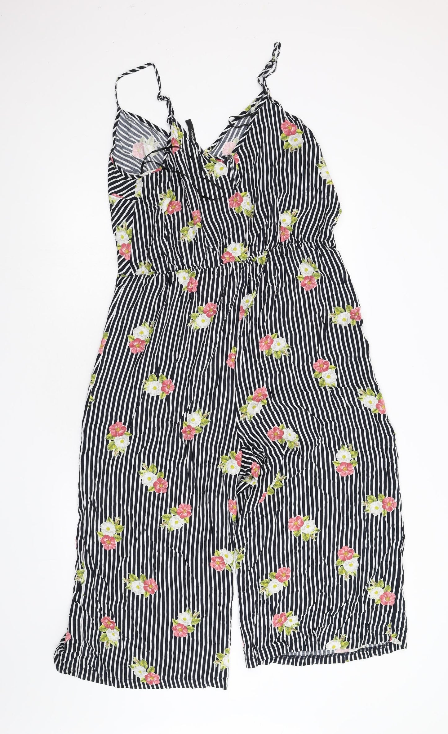 George Womens Multicoloured Floral  Jumpsuit One-Piece Size 14