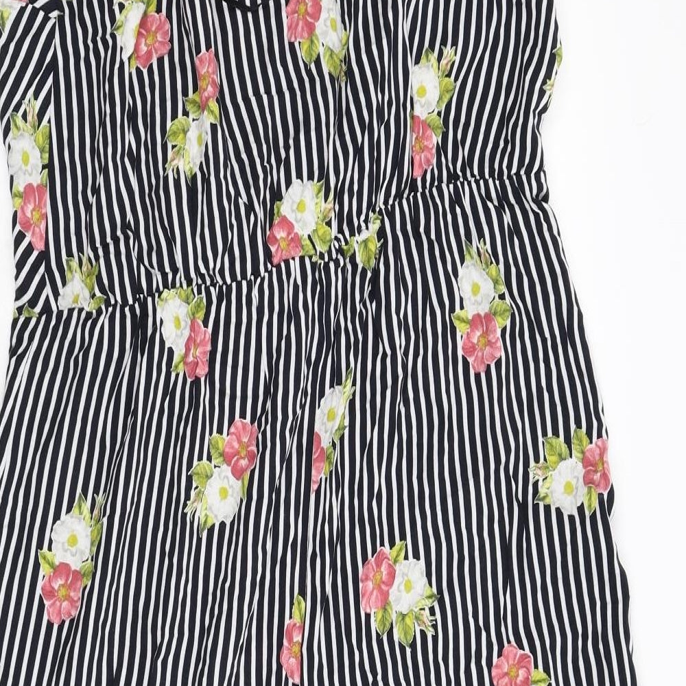 George Womens Multicoloured Floral  Jumpsuit One-Piece Size 14