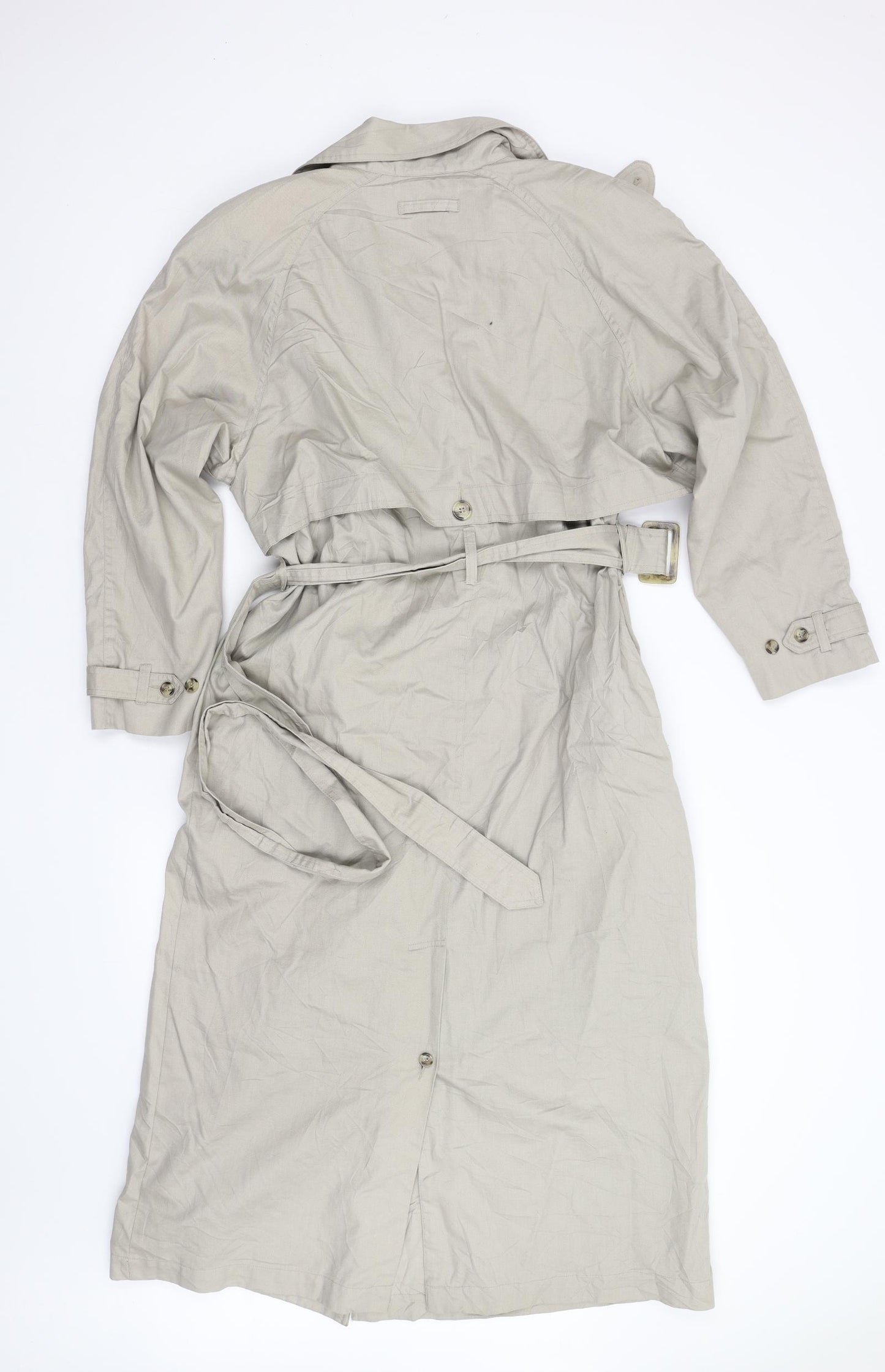 Together Womens Beige   Trench Coat Coat Size 10