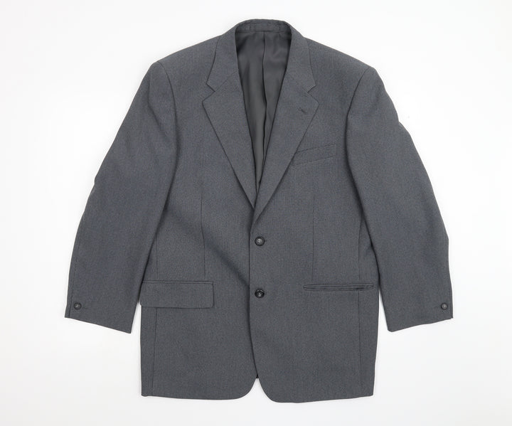 Greenwoods Mens Grey Jacket Suit Jacket Size 42