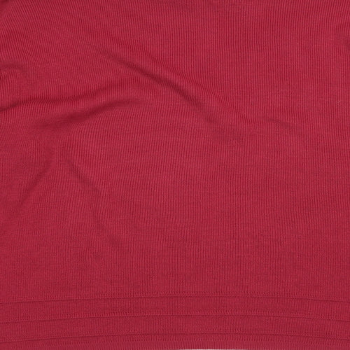 4 Me Womens Pink  Knit Pullover Jumper Size L