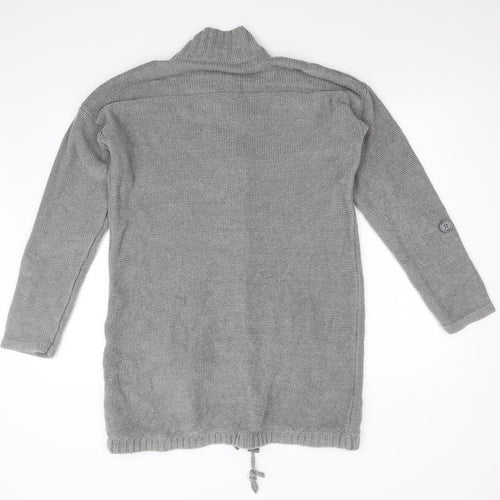 NEXT Womens Grey  Knit Cardigan Jumper Size 16