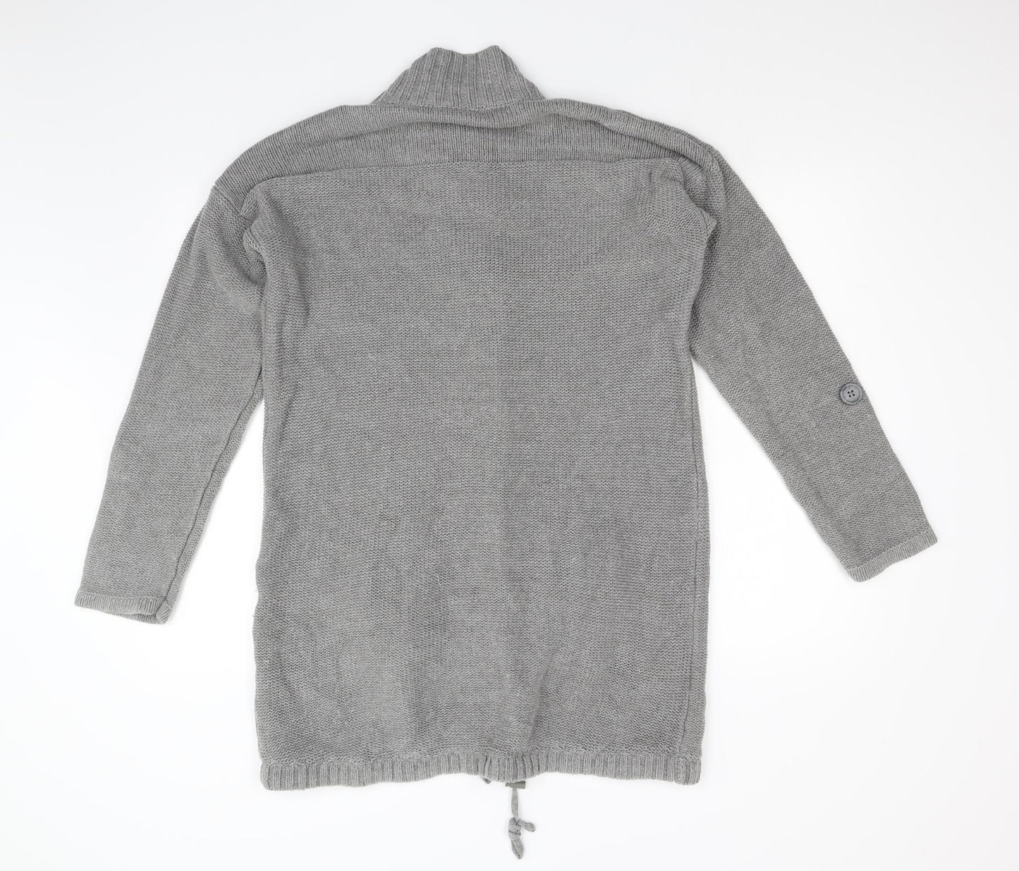 NEXT Womens Grey  Knit Cardigan Jumper Size 16