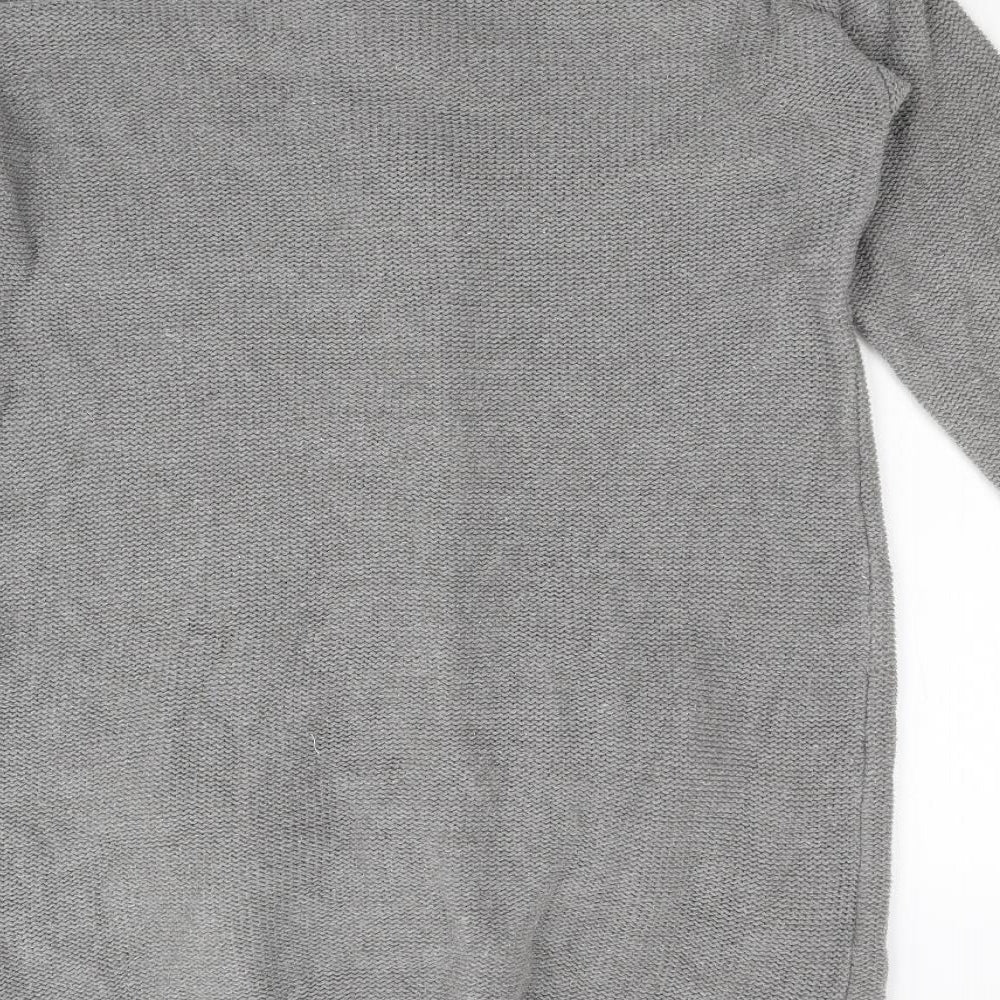 NEXT Womens Grey  Knit Cardigan Jumper Size 16