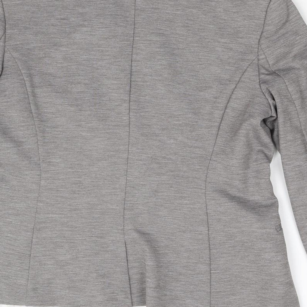 H&M Womens Grey   Jacket Suit Jacket Size 12