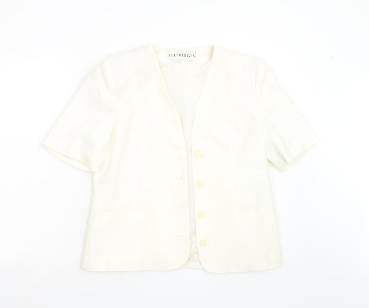 Selfridges Womens Ivory   Jacket Suit Jacket Size 14