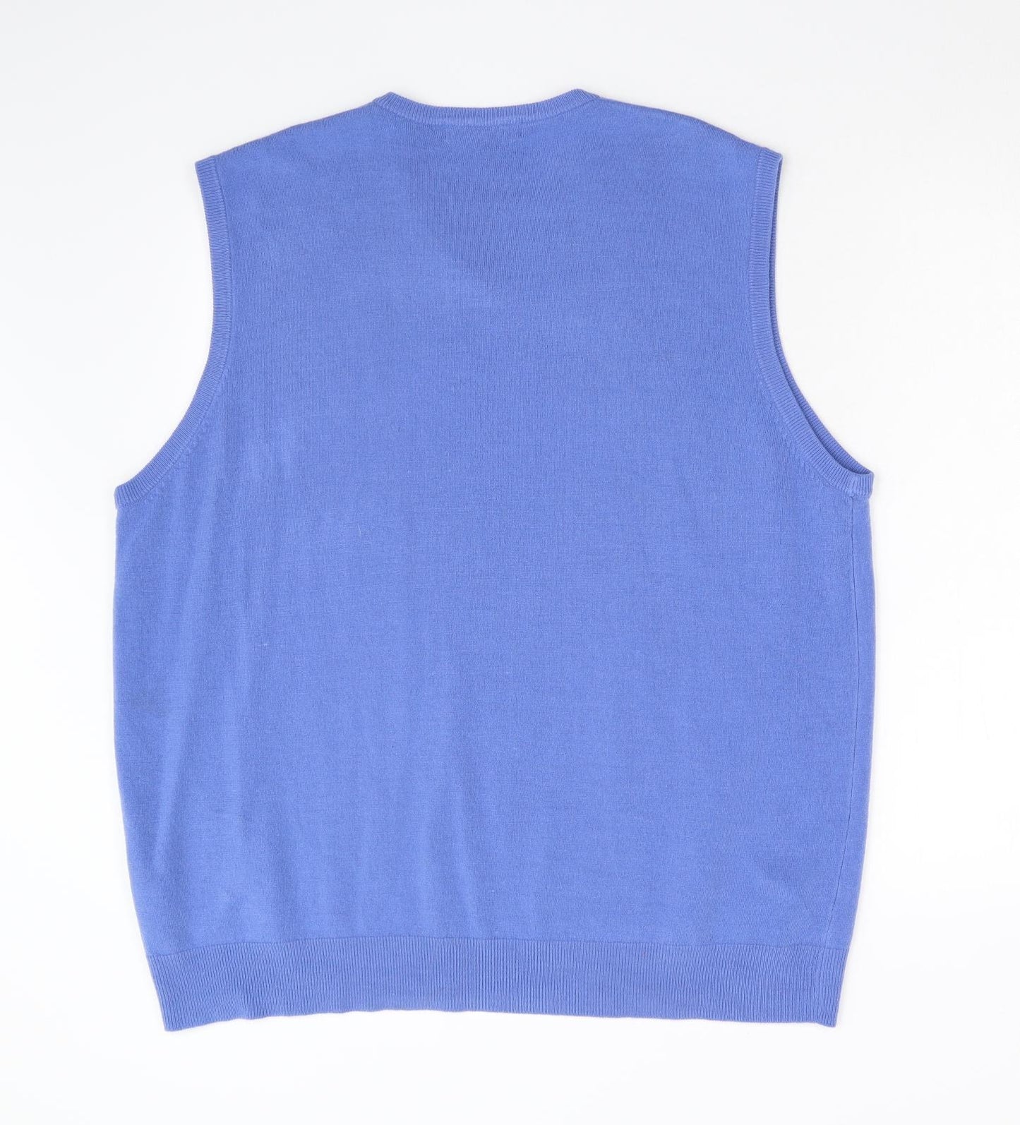 M&S Mens Blue  Knit Pullover Jumper Size 2XL