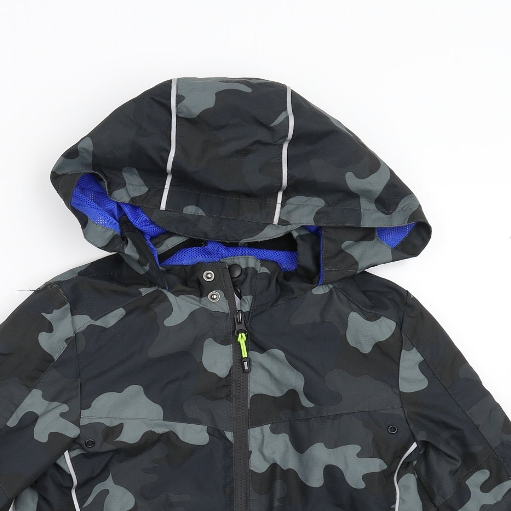 Urban Girls Multicoloured Camouflage  Anorak Jacket Size 6-7 Years