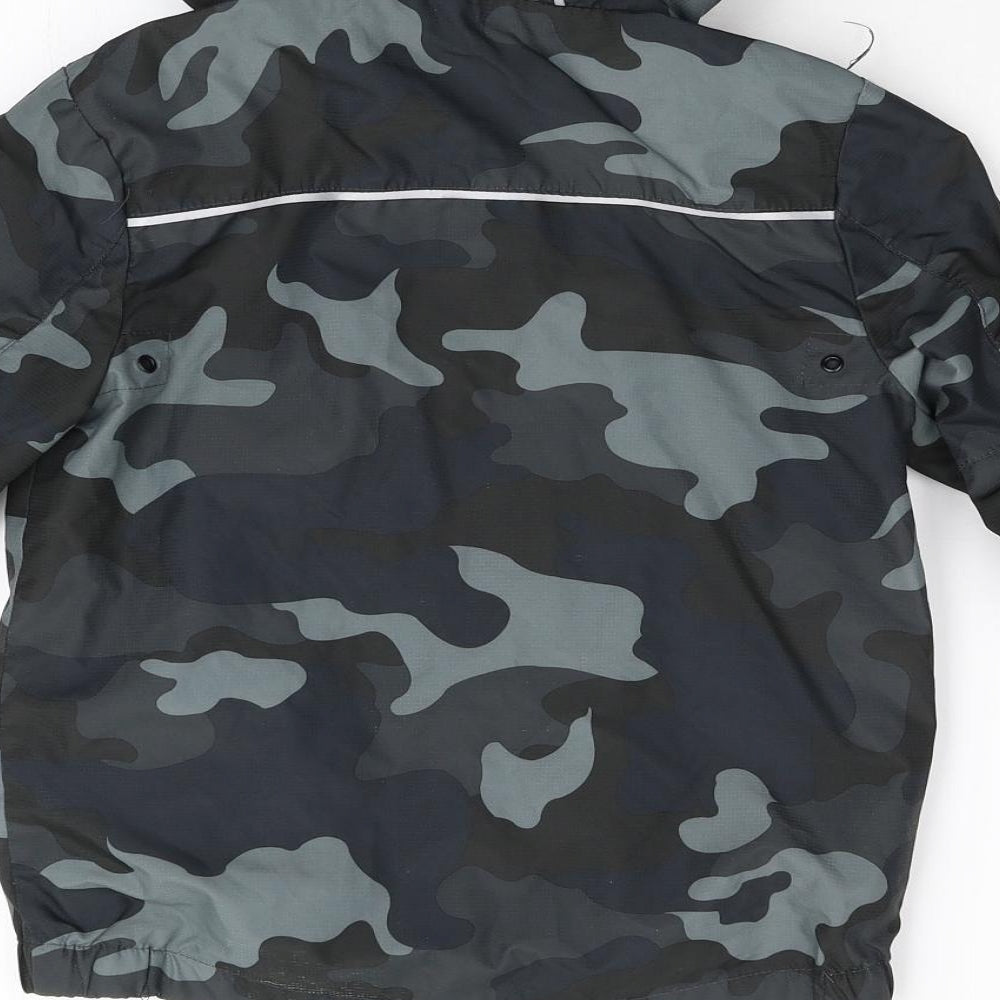 Urban Girls Multicoloured Camouflage  Anorak Jacket Size 6-7 Years