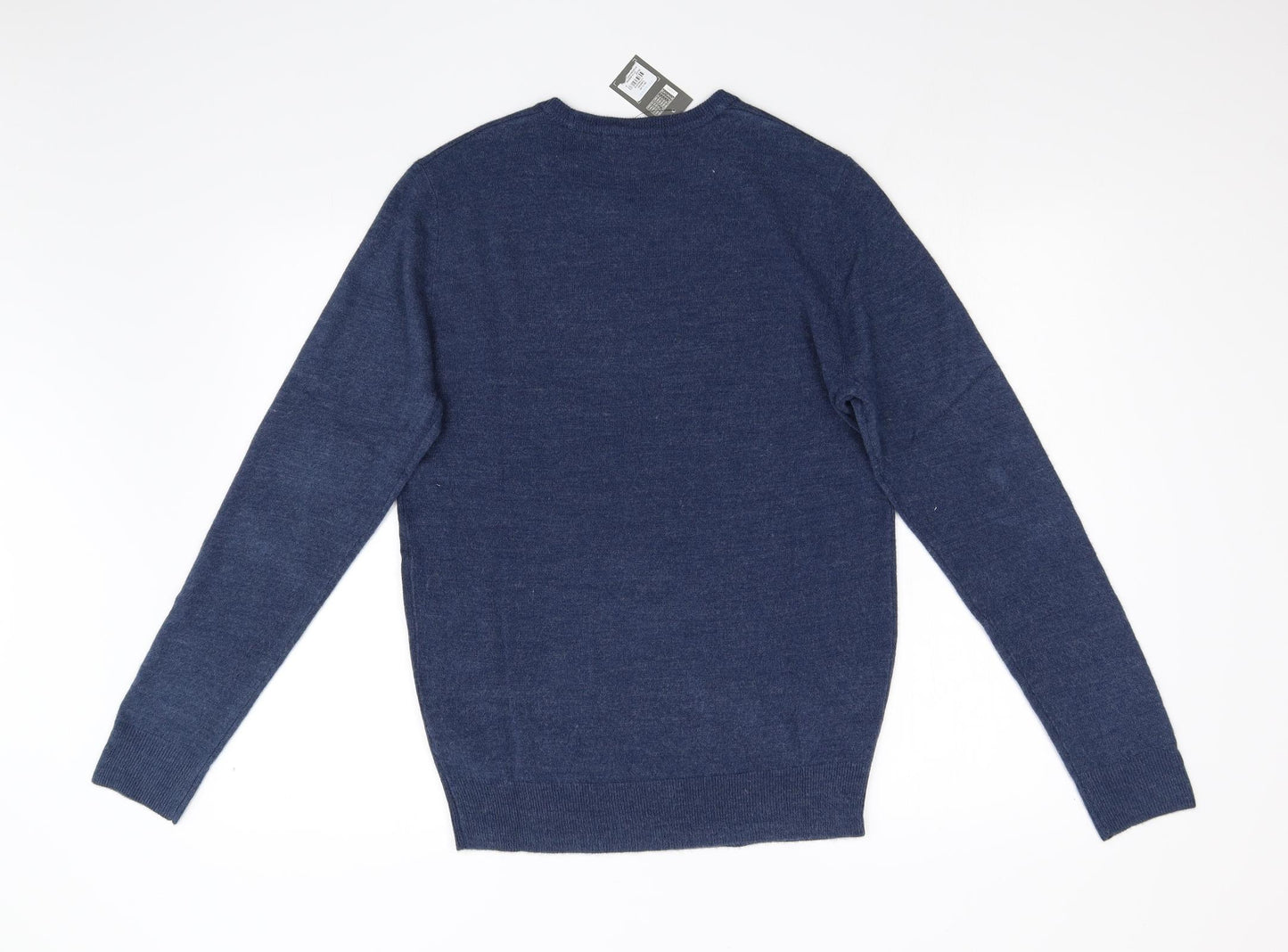 Primark Mens Blue  Knit Pullover Jumper Size S