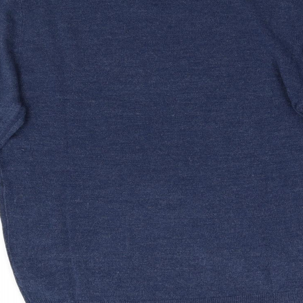 Primark Mens Blue  Knit Pullover Jumper Size S