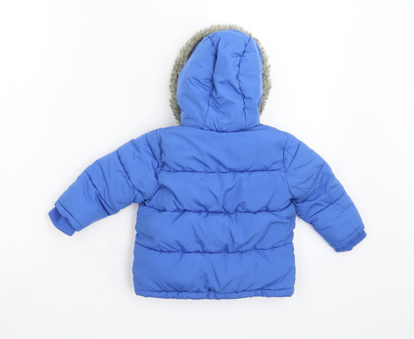 Fred & Flo Baby Blue   Overcoat Coat Size 12-18 Months
