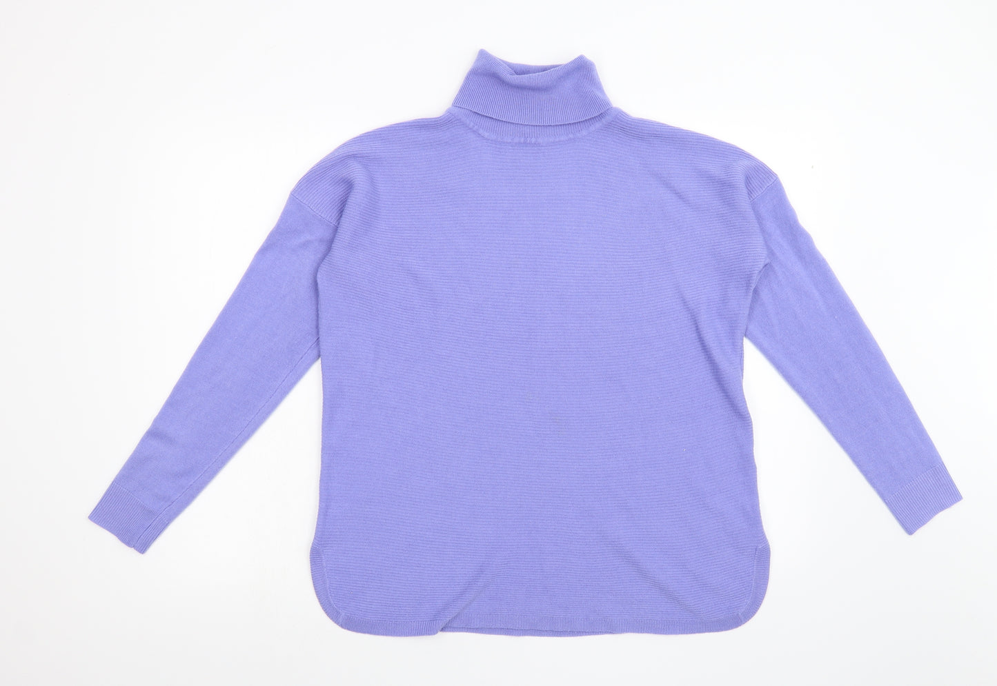 M&Co Womens Blue  Knit Pullover Jumper Size 12