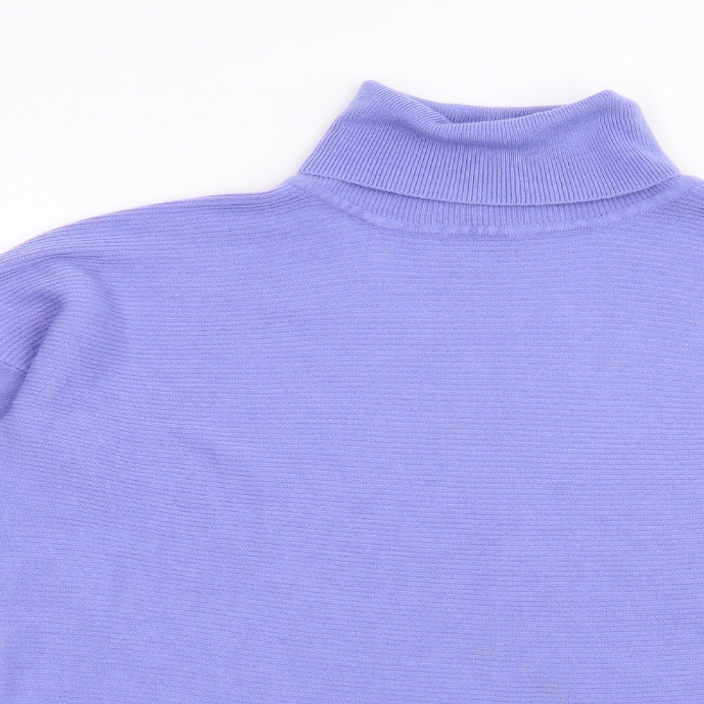 M&Co Womens Blue  Knit Pullover Jumper Size 12