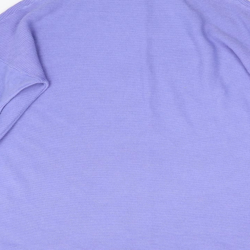M&Co Womens Blue  Knit Pullover Jumper Size 12