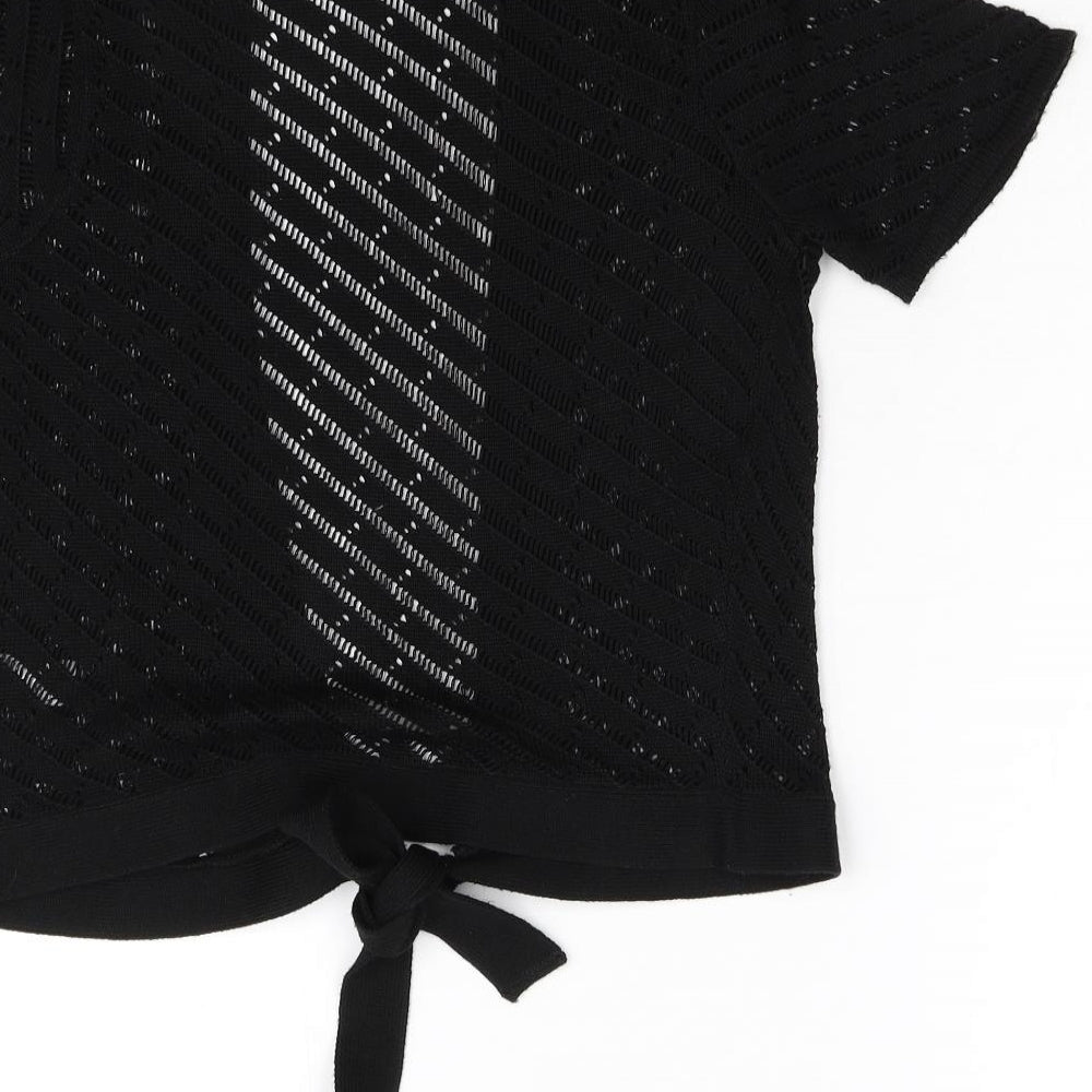 BHS Womens Black   Cardigan Jumper Size 10