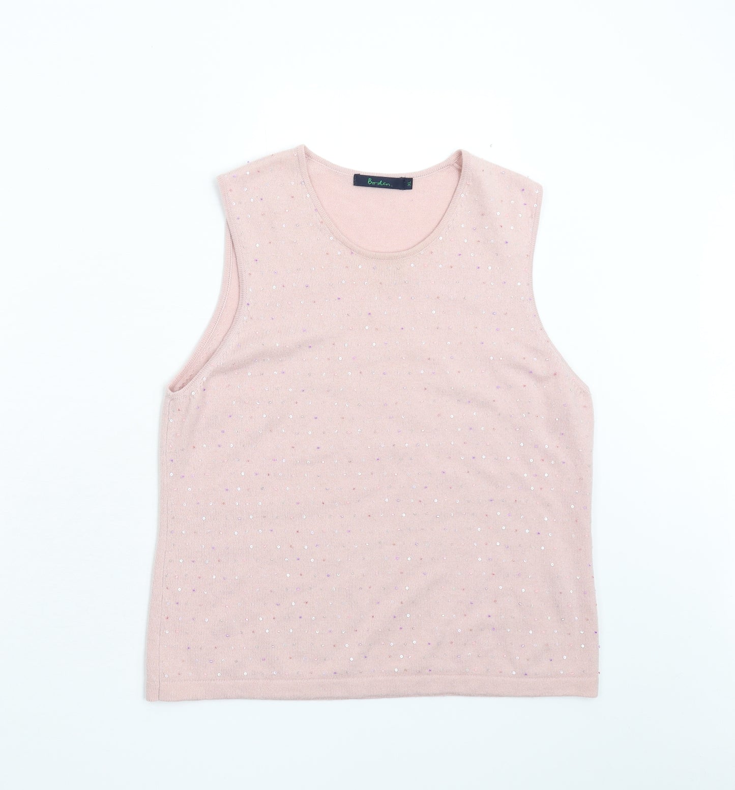 Boden Womens Pink  Knit Pullover Jumper Size XL