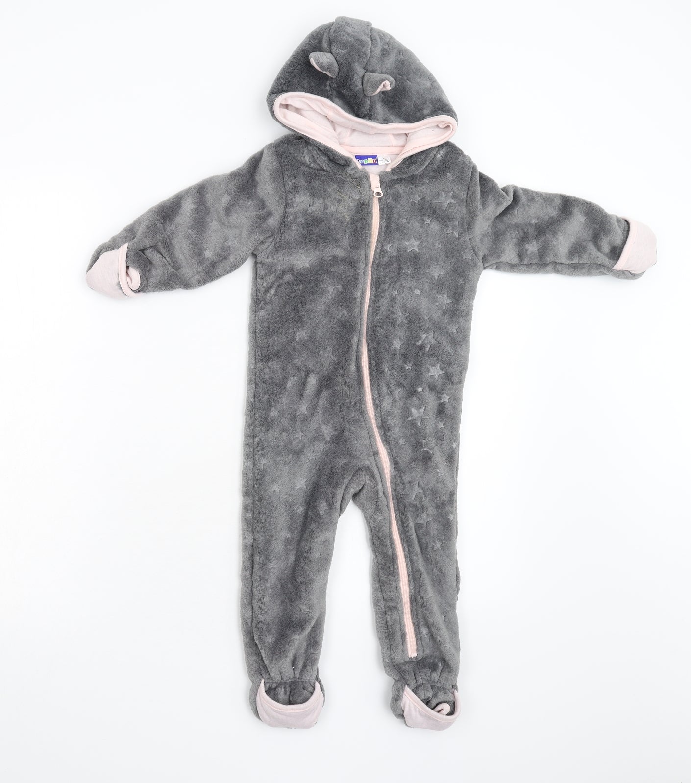 Lupilu Baby Grey    One-Piece Size 9-12 Months