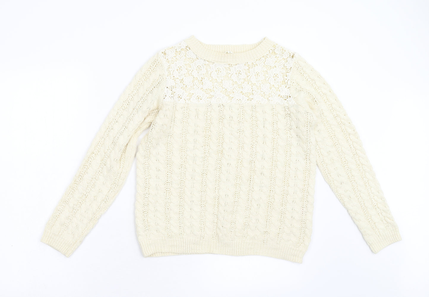Matalan Womens Beige   Pullover Jumper Size S