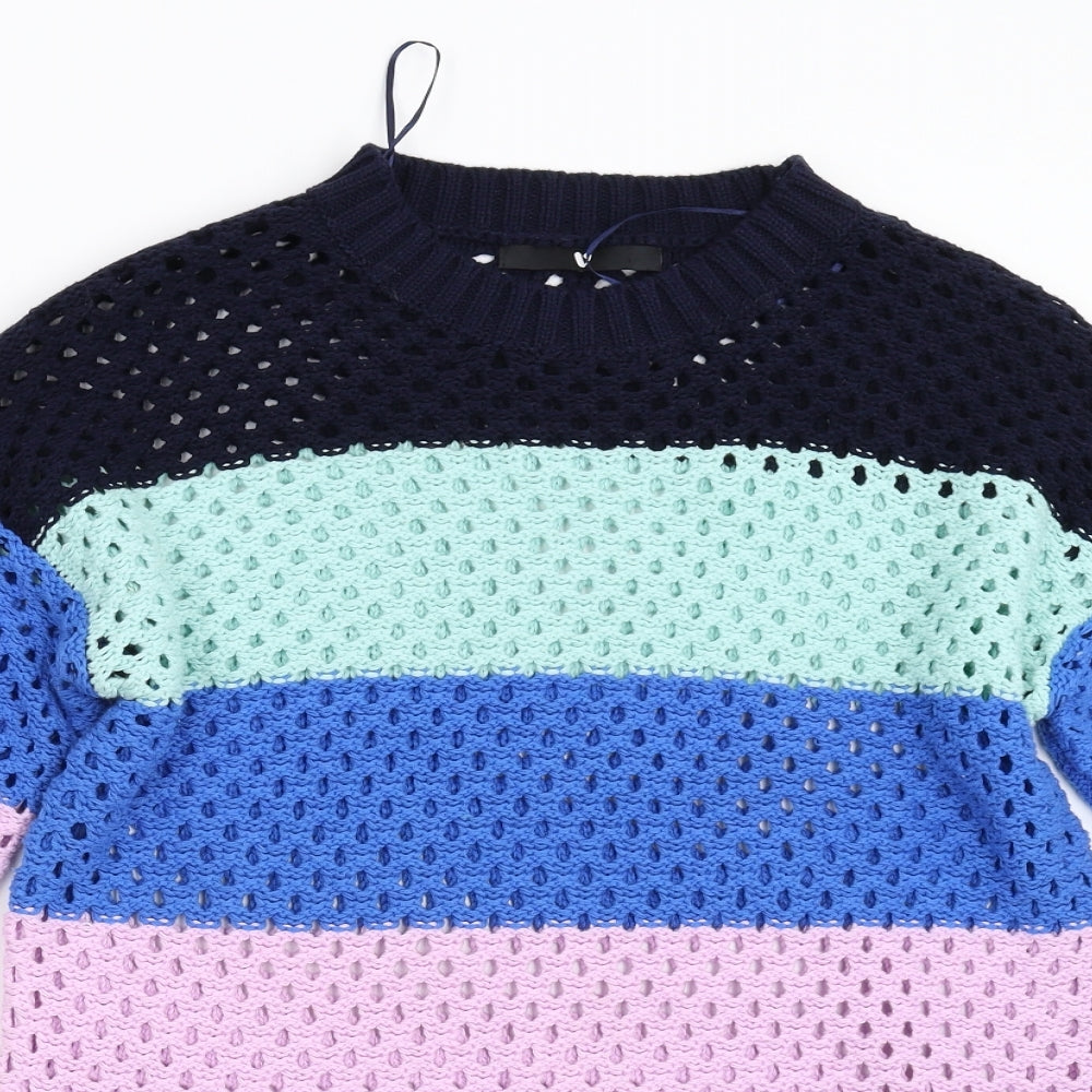 Very Womens Multicoloured  Knit Pullover Jumper Size 12