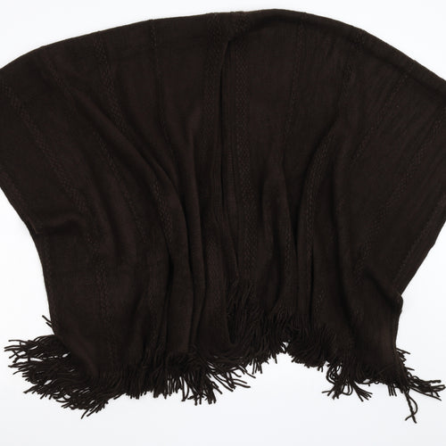 Debenhams Womens Brown  Knit  Poncho One Size