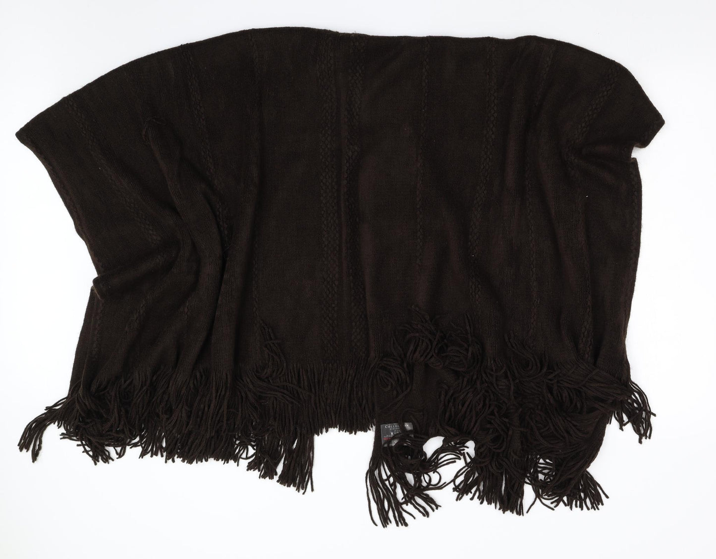 Debenhams Womens Brown  Knit  Poncho One Size