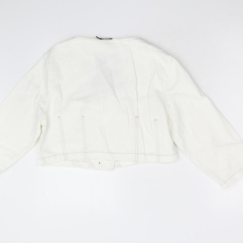 Pretty Little Thing Womens White   Jacket  Size 12