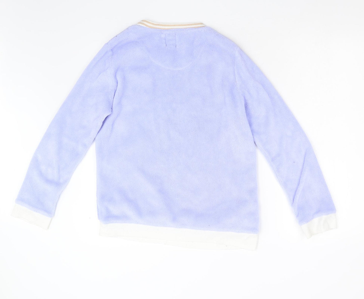 Primark Womens Purple  Fleece Top Pyjama Top Size 10