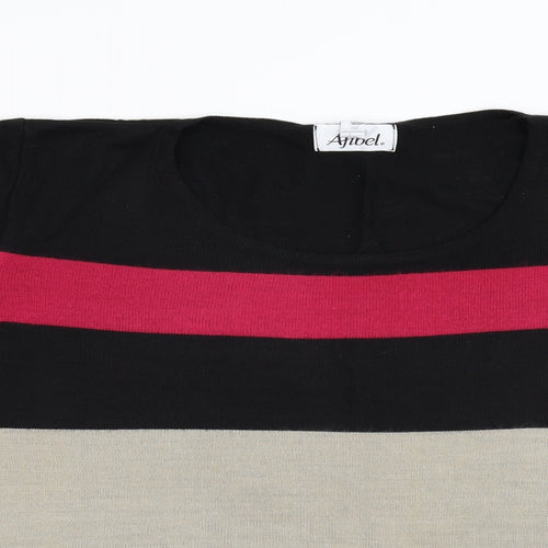 Afibel Womens Black   Pullover Jumper Size M