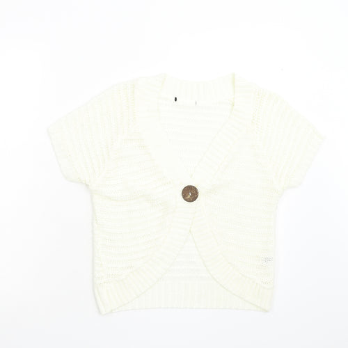BM Womens Ivory   Cardigan Jumper Size M