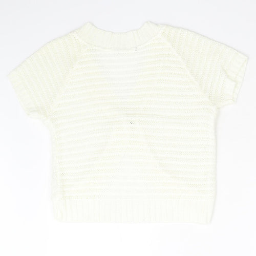 BM Womens Ivory   Cardigan Jumper Size M