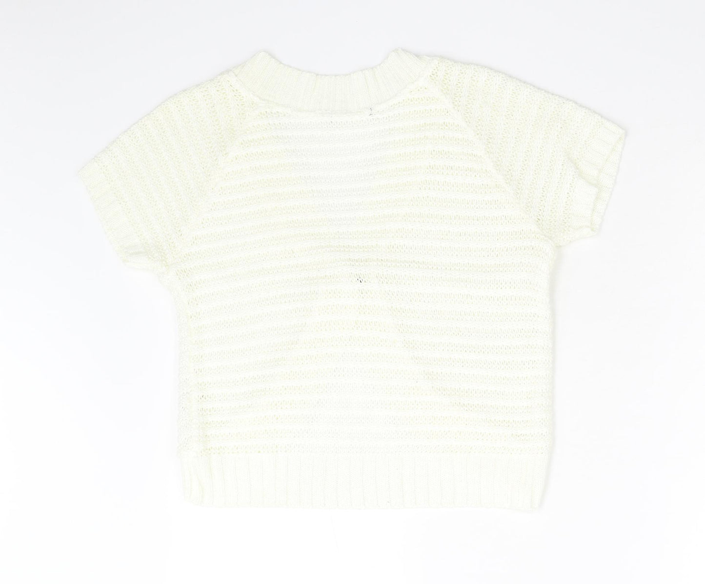 BM Womens Ivory   Cardigan Jumper Size M
