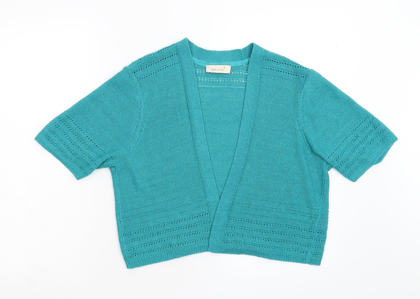 Per Una Womens Green   Cardigan Jumper Size 18