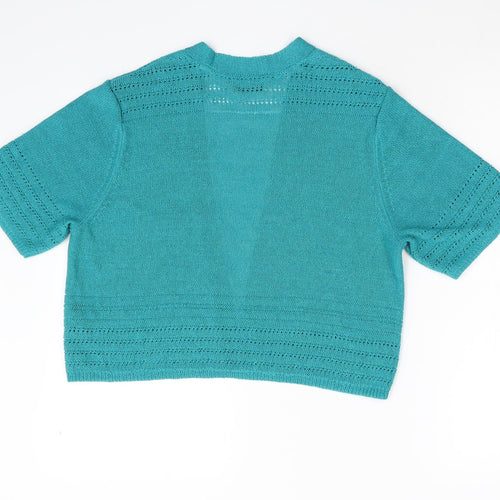 Per Una Womens Green   Cardigan Jumper Size 18