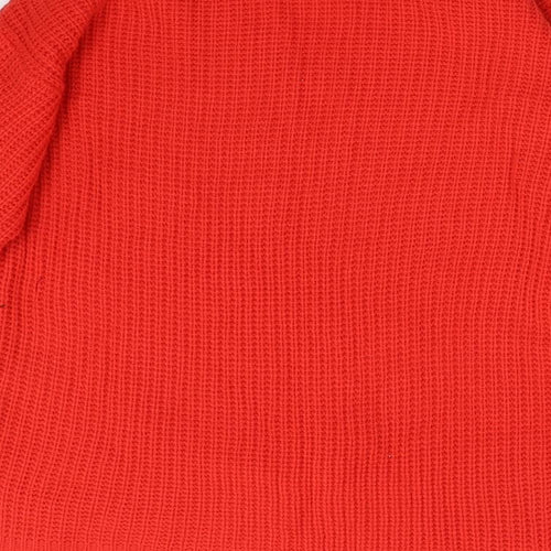 Primark Womens Orange  Knit Pullover Jumper Size XS